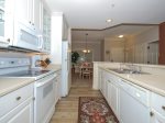 Galley Style Kitchen at 302 North Shore Place